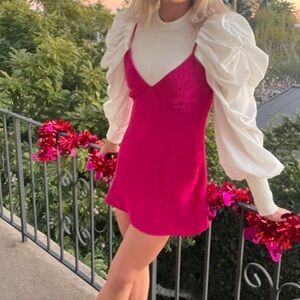 White Puff Sleeve Top